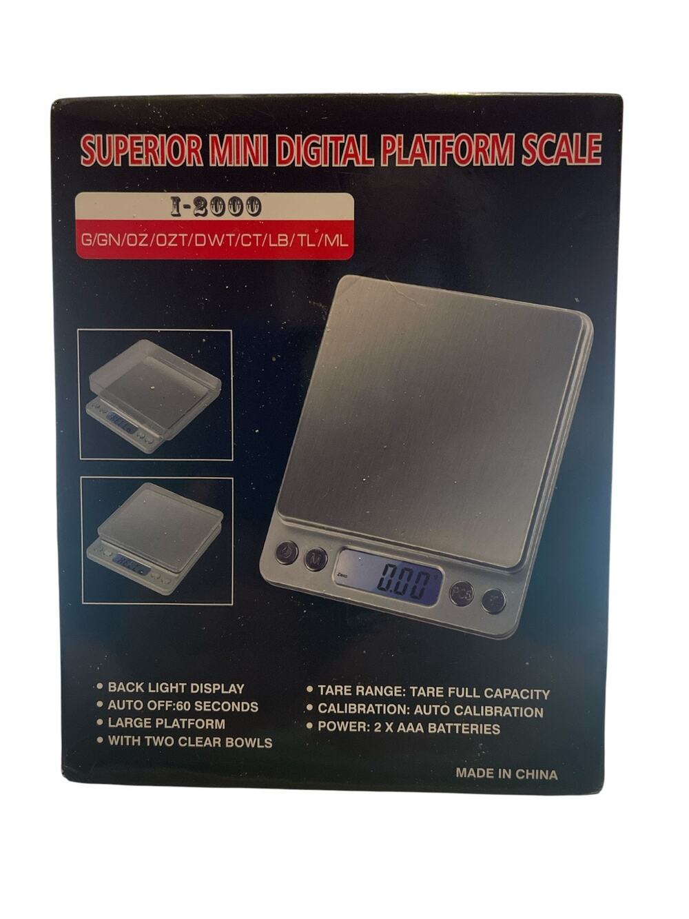 Superior Mini Digital Platform Scale I-2000 Brand New
